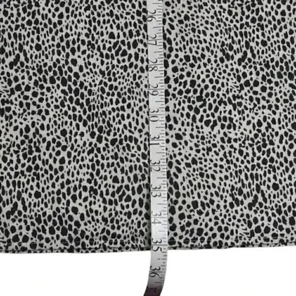 American Eagle Leopard Animal  Print Dress Jumper Brown Cream Size Large - Picture 12 of 12